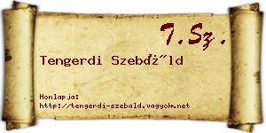 Tengerdi Szebáld névjegykártya